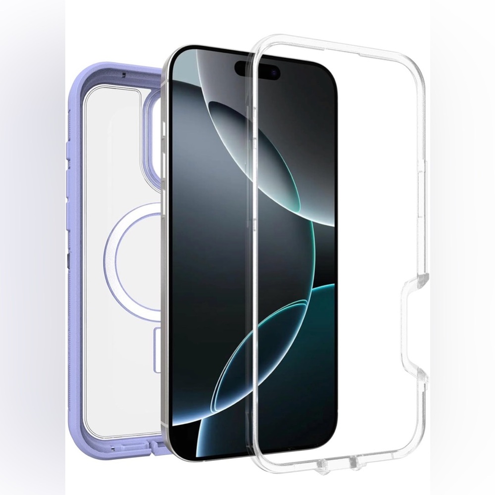 OtterBox iPhone 16 Pro Max Defender Series XT Clear Case - Denver Dusk Clear - Picture 4 of 8